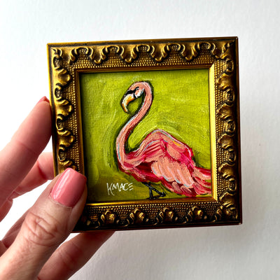 Original Framed Painting - "Blushing"