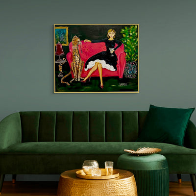 Original Framed Painting - Titled "Just a Minute"