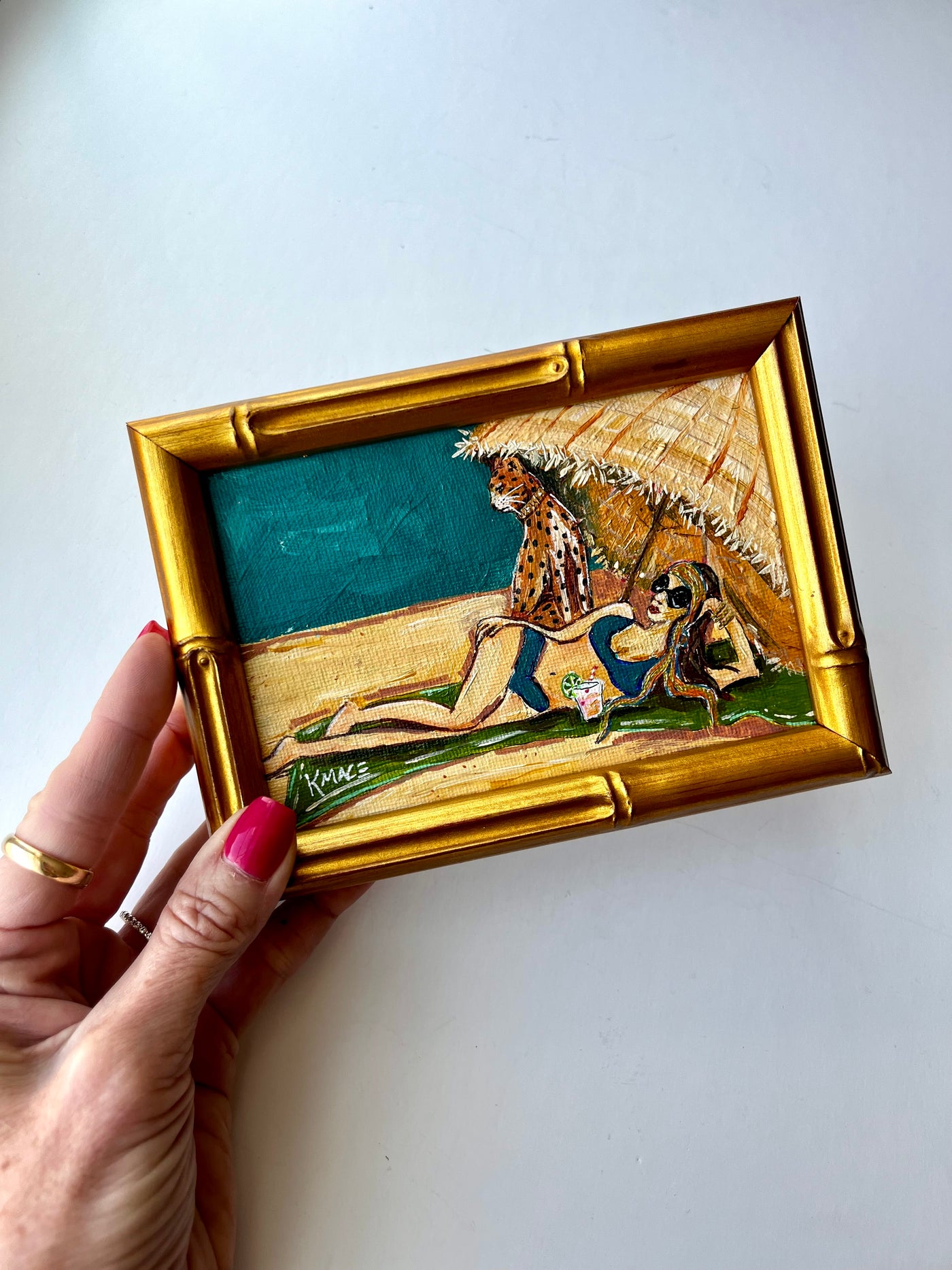 Original Framed Painting - "Shore Time"