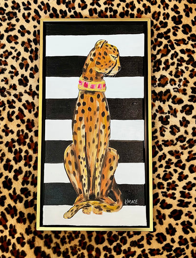 Original Framed Painting Titled "Cabaña Slim"