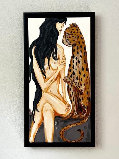 Original Framed Painting Titled "Bare"