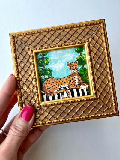 Original Framed Painting - "Garden View"