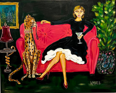 Original Framed Painting - Titled "Just a Minute"