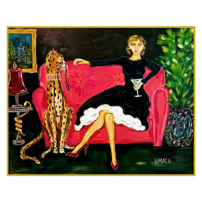 Original Framed Painting - Titled "Just a Minute"