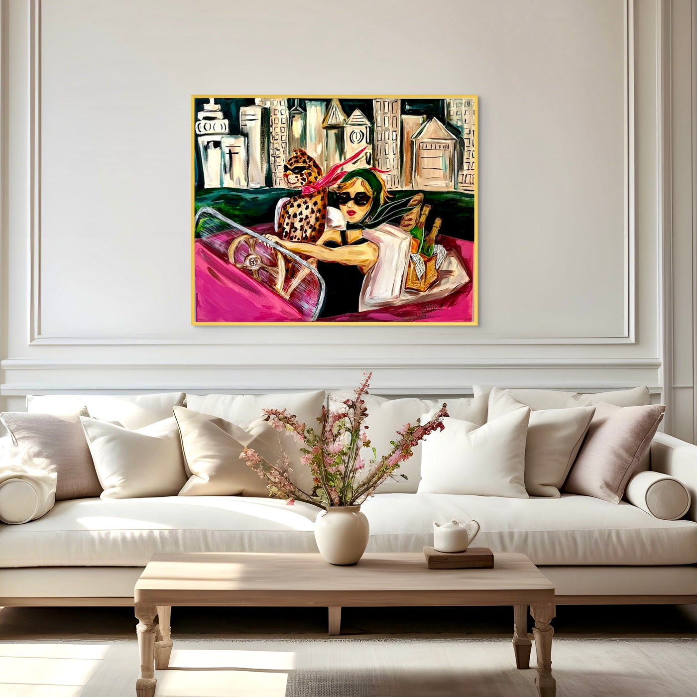 Original Framed Painting - Titled "Ride or Die"