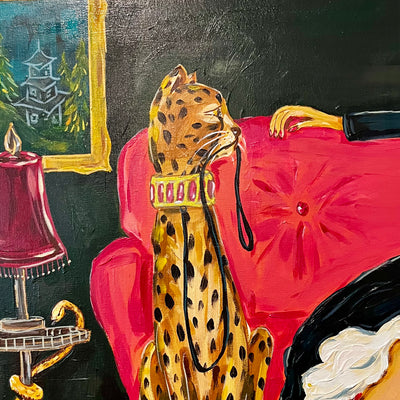 Original Framed Painting - Titled "Just a Minute"