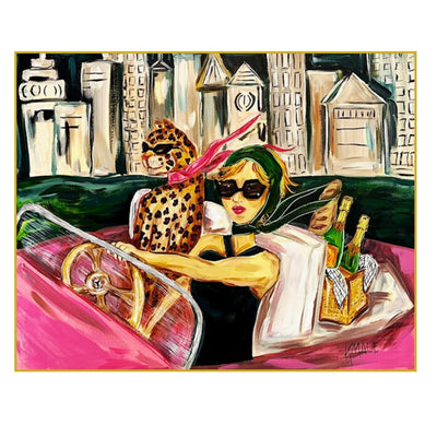 Original Framed Painting - Titled "Ride or Die"